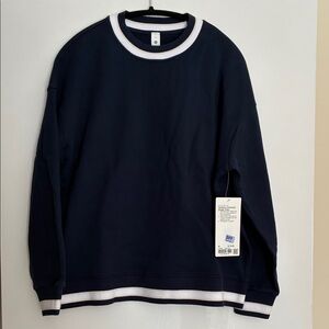 Lululemon Athletica Perfectly Oversized Ringer Crew